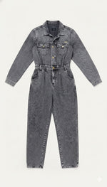 Cargar imagen en el visor de la galería, SEPARACIÓN COLECCIÓN BLACKOUT DENIM JUMPSUIT
