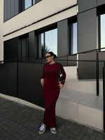 Cargar imagen en el visor de la galería, VESTIDO LEANDRA  MAXI ( de 1.65 a + ) DUO PACK
