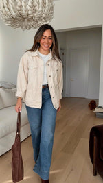 Cargar imagen en el visor de la galería, Casaca Denim muse
